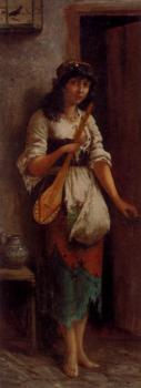 莫裡玆 施蒂夫特 An Italian Street Musician 莫裡玆 施蒂夫特 An Italian Street Musician
